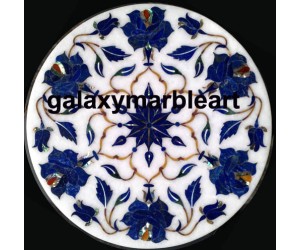  Table top with Lapislazuli flowers WIRO-1201